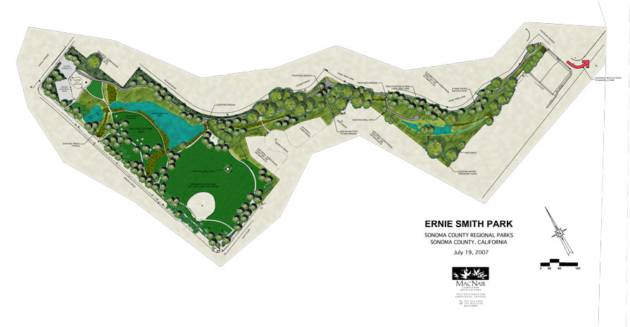 Ernie Smith Community Park map