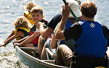 Family Canoing