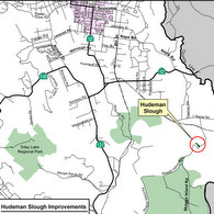 Hudeman Slough project location map 195