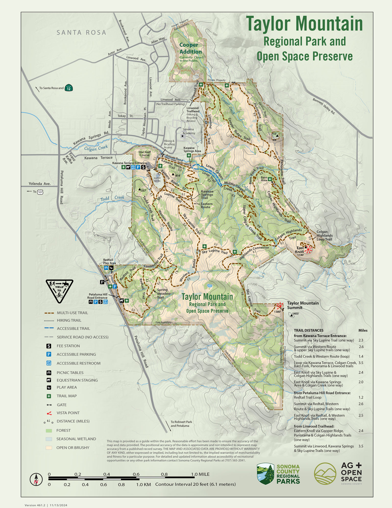 Taylor Mountain Map