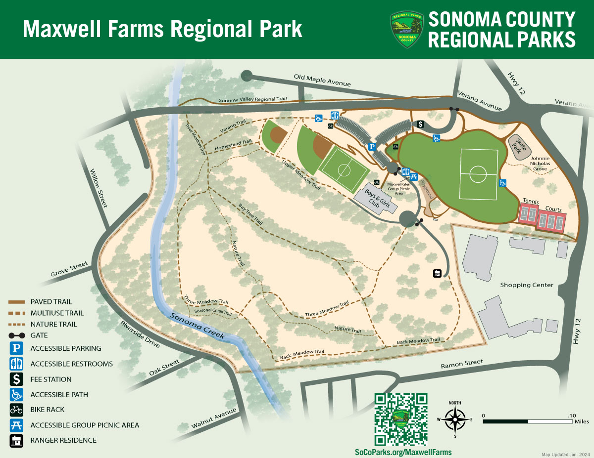 Maxwell Farms Regional Park Map