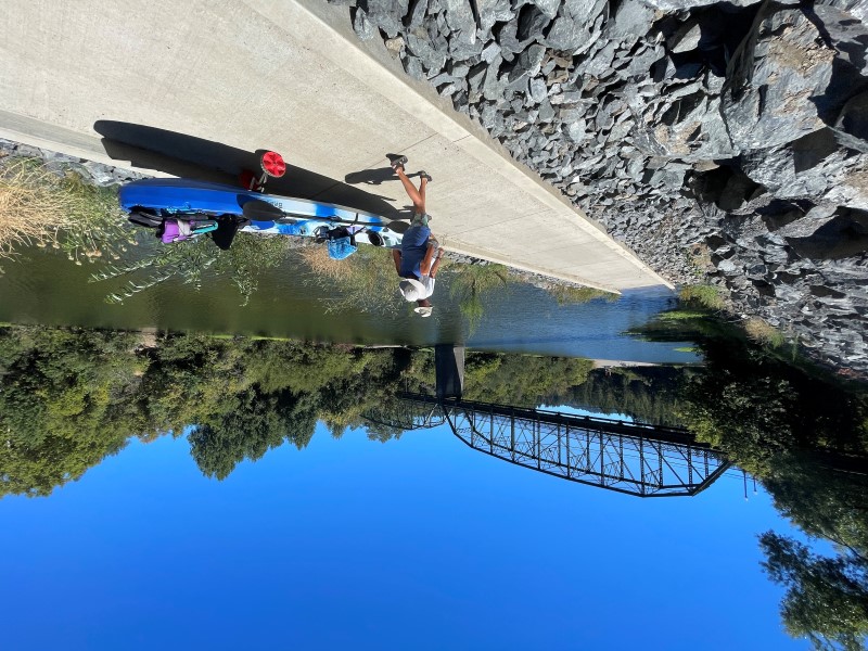 Boat launch at Guerneville River Park