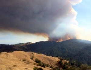 Wildfire in Sonoma County