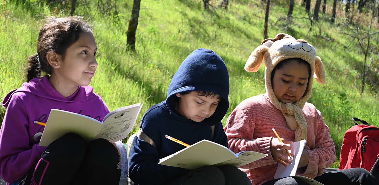 Journaling on a Regional Parks Field Trip