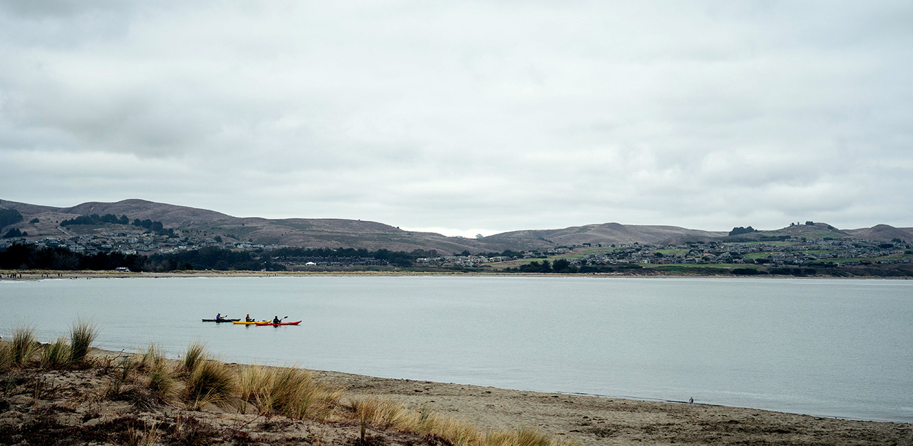 Kayakers off Doran Regional Park