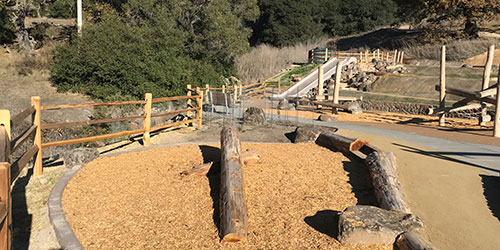 Taylor Mountain Natural Play Area Log Beam 500