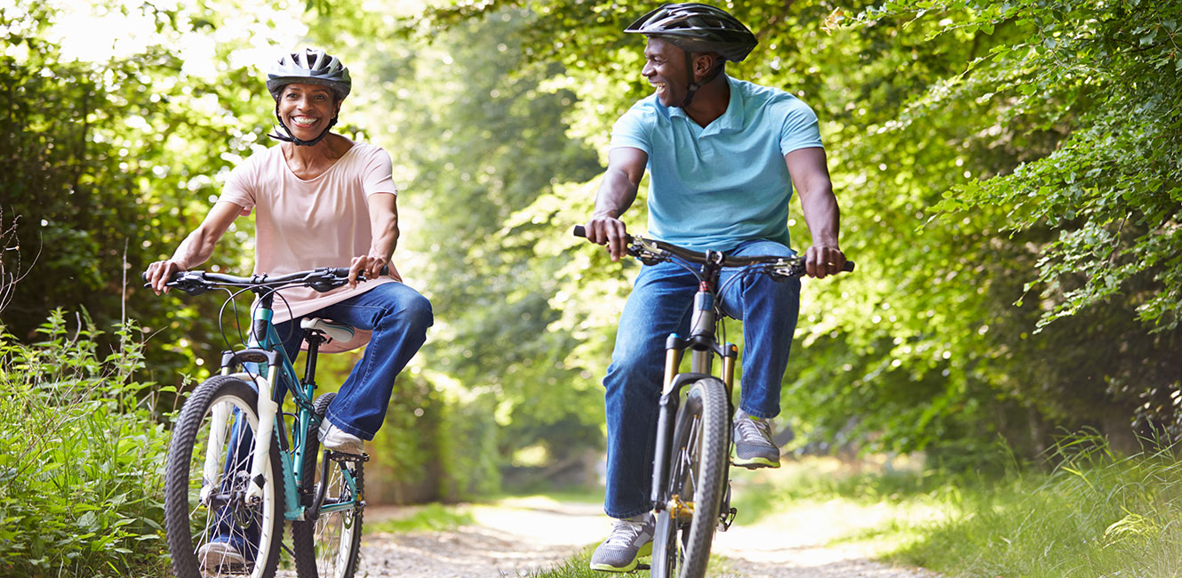 Biking on a Class 1 Trail