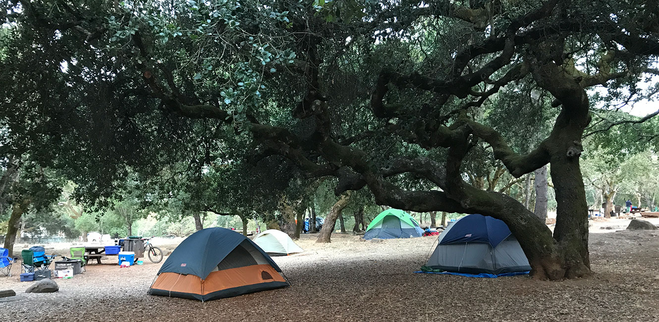 Camping at Spring Lake Regional Park