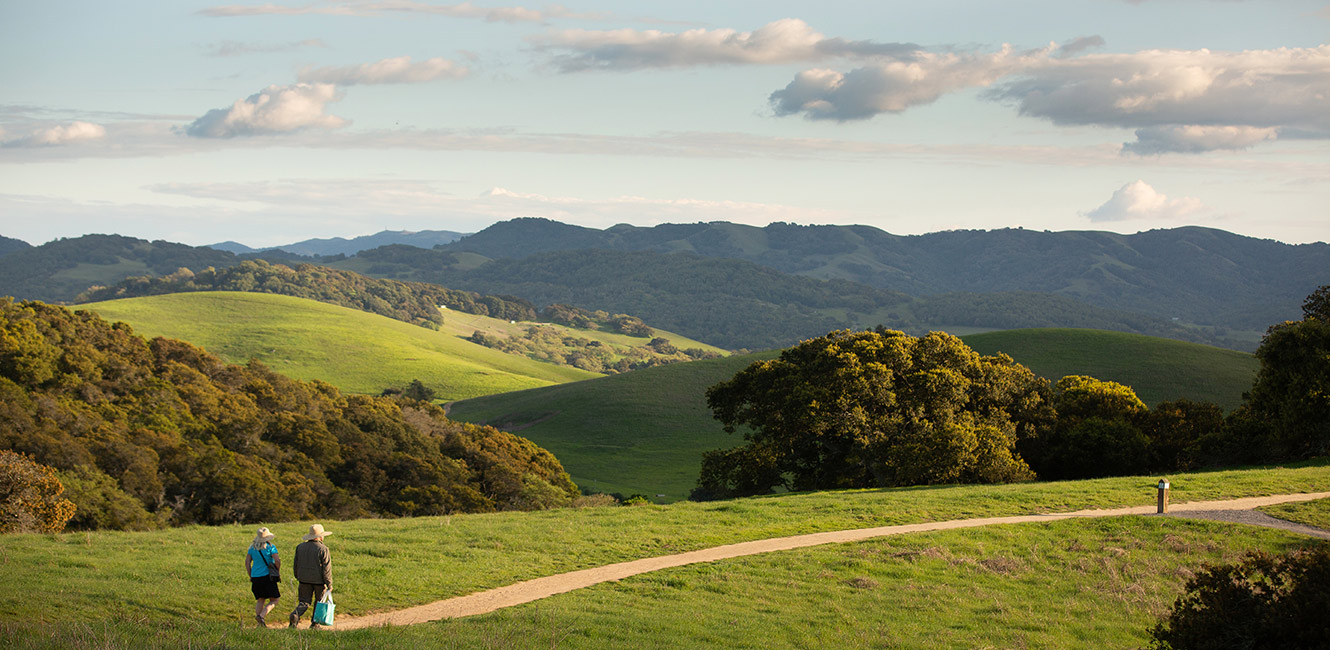 Hiking at Helen Putnam Regional Park