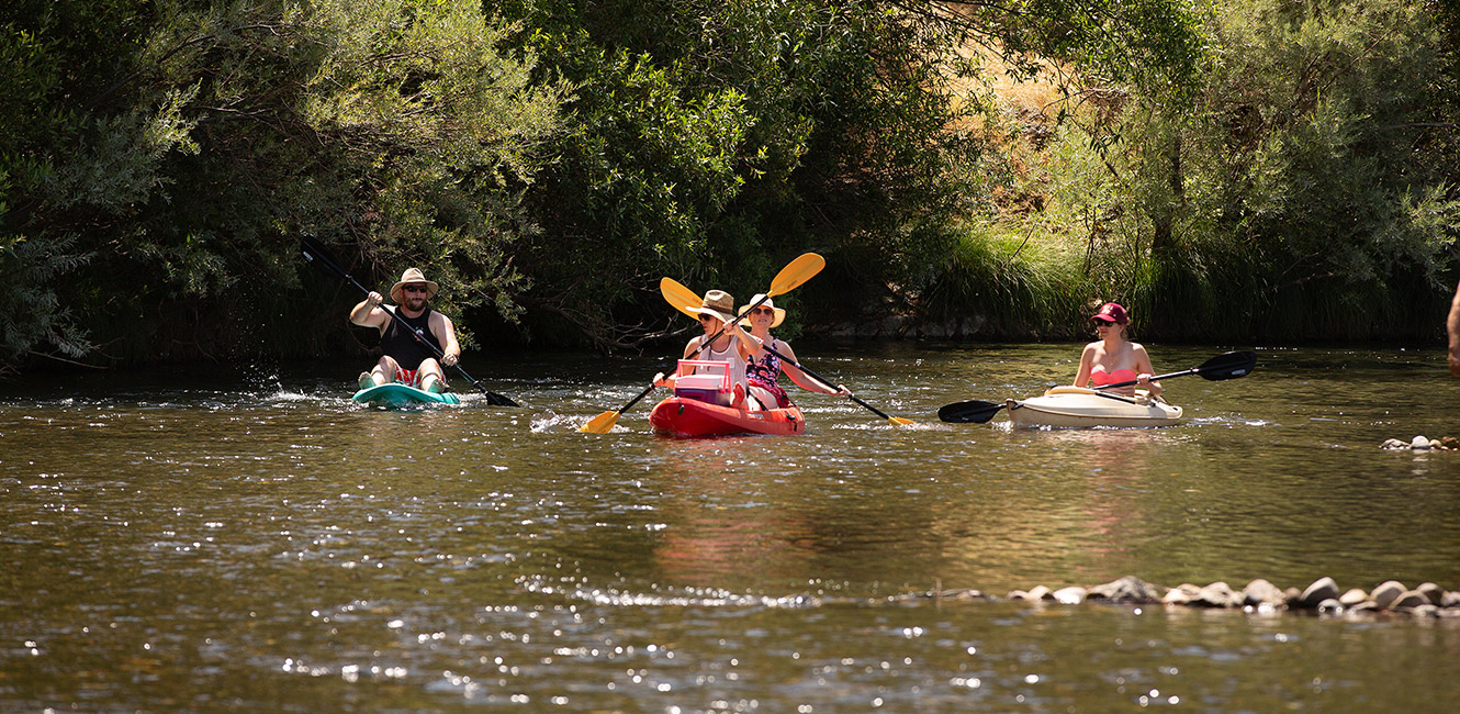 Kayaking the Russian River at Del Rio Woods