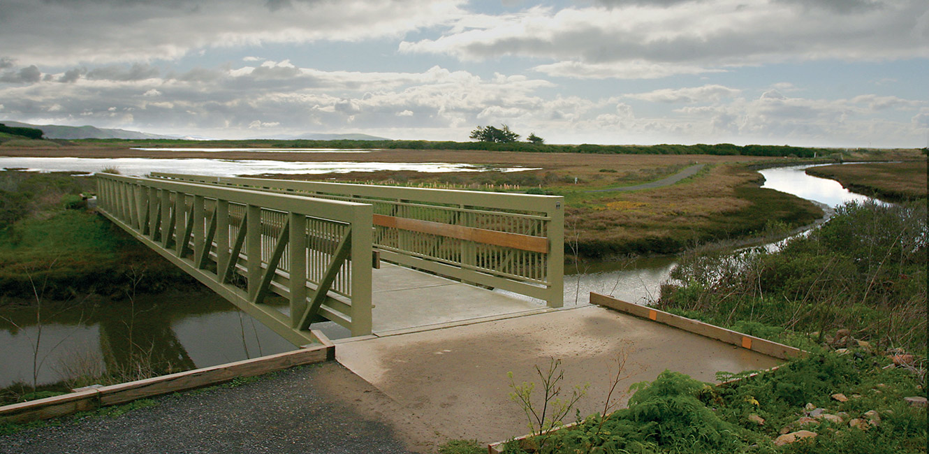 Bird Walk Coastal Access Trail bridge