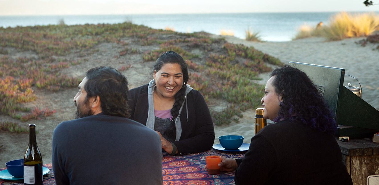 Camping at Doran Regional Park