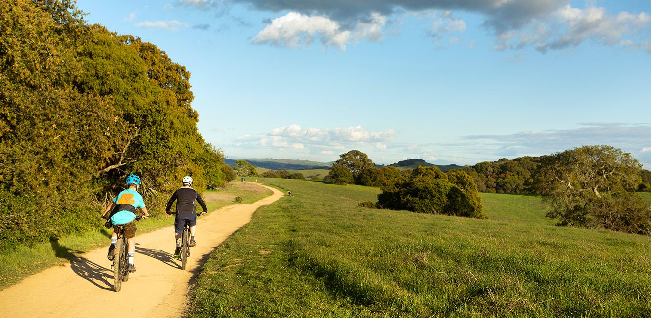 Mountain biking at Helen Putnam Regional Park