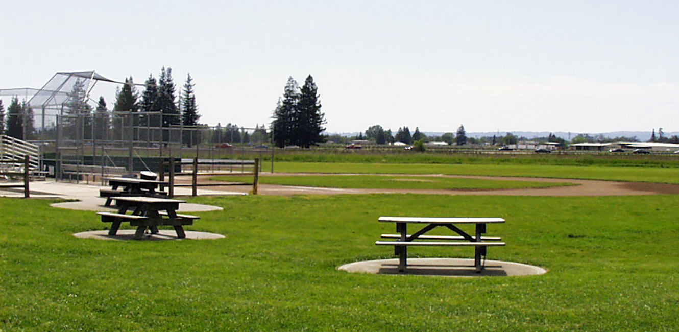 Sports fields at Maddux Ranch Regional Park