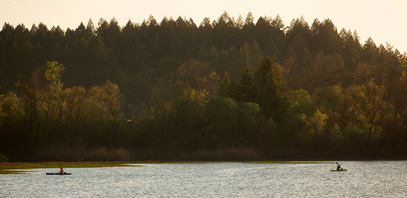 Kayakers at Riverfront Regional Park