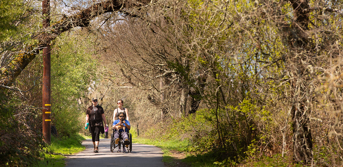 ADA accessibility on the West County Regional Trail