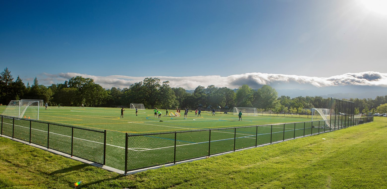 Sports fields at Maxwell Farms Regional Park